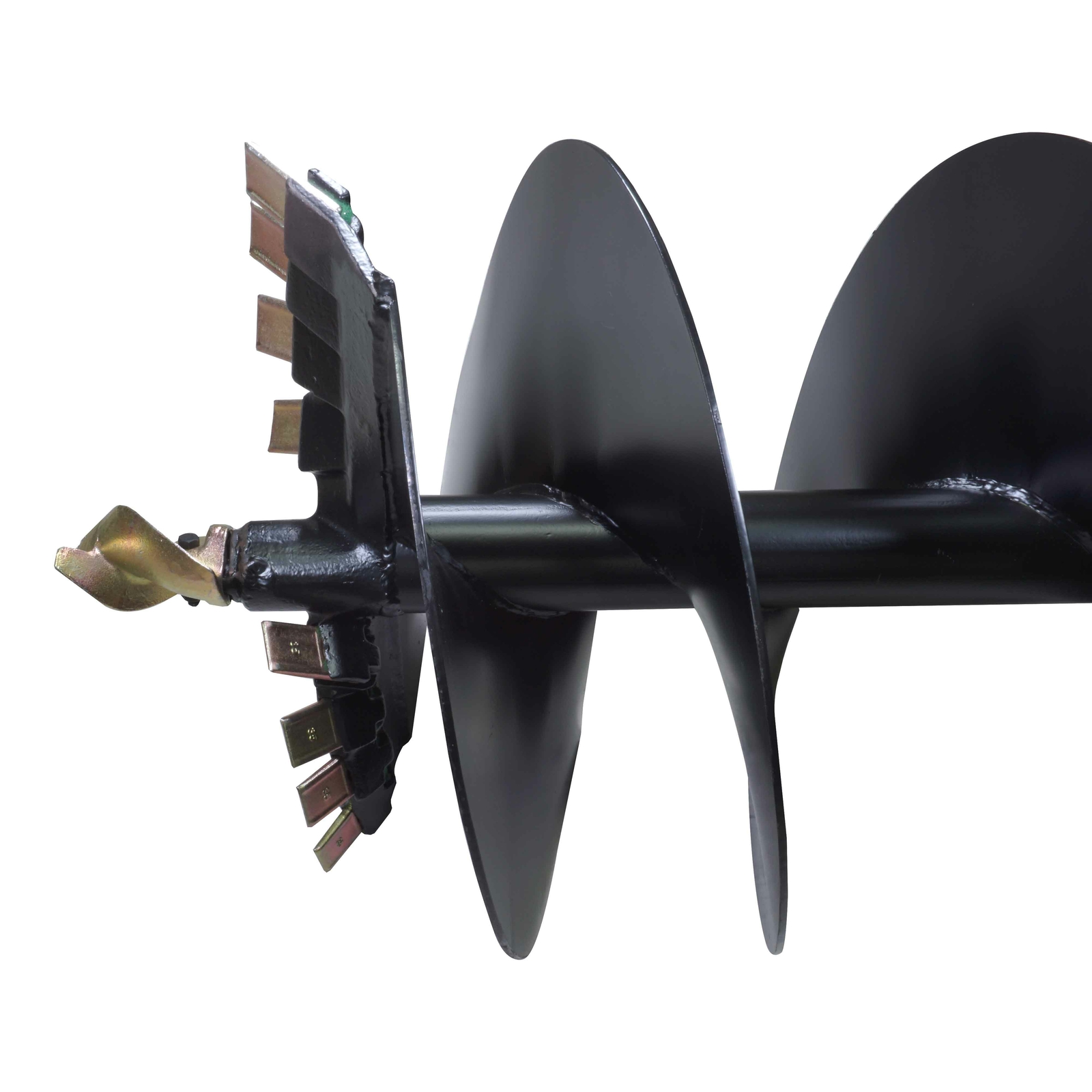 Titan Attachments 24 x 48 Steel Auger Bit with 6 Boring Head