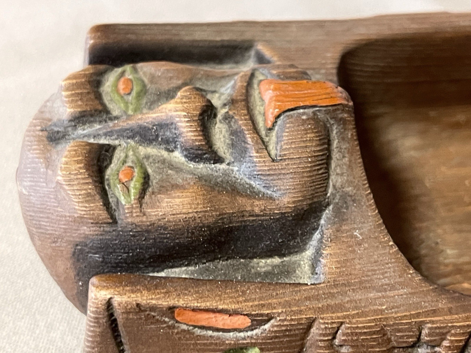 Antique Northwest Coast Carved Reproduction Grease Bowl, Estate Collection