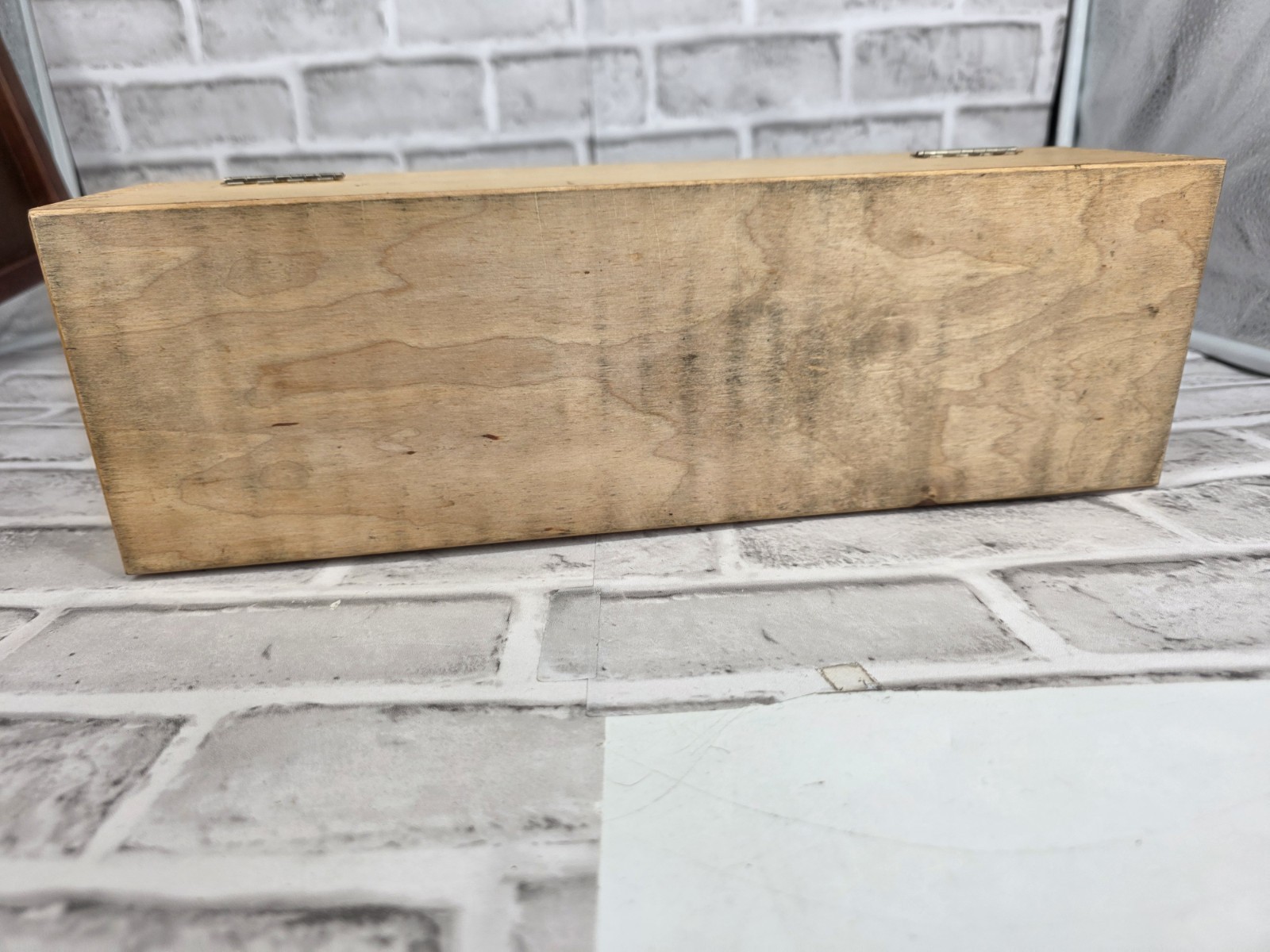 Kyocera Tool Holder Wood Storage Case – EMPTY – Hollow Interior –Made in Germany