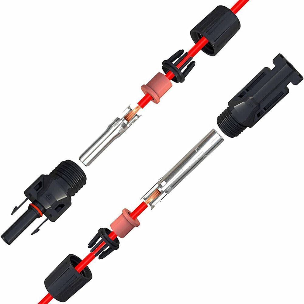 10Set Male Female Wire Cable Connector Set Solar Panel Waterproof Connector