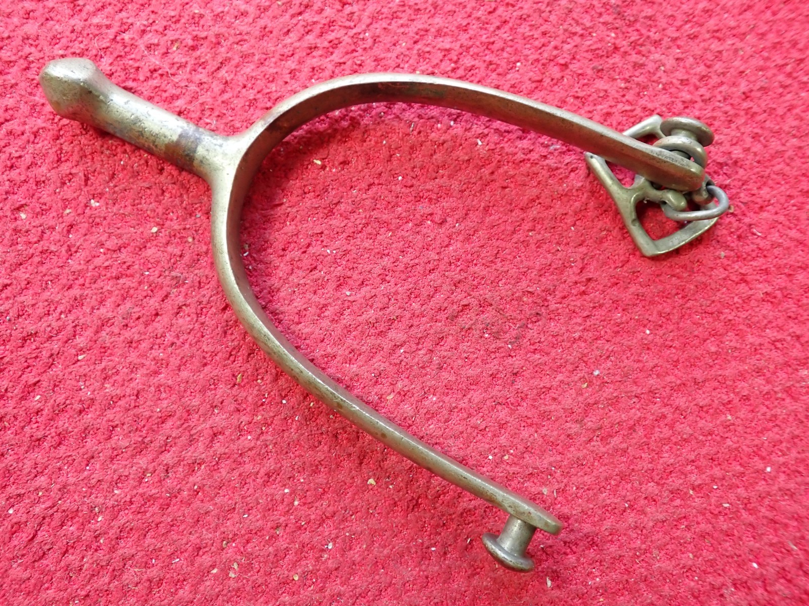 Antique Pair of Model 1911 WWI Cavalry U.S. A.B. August Buermann Spurs