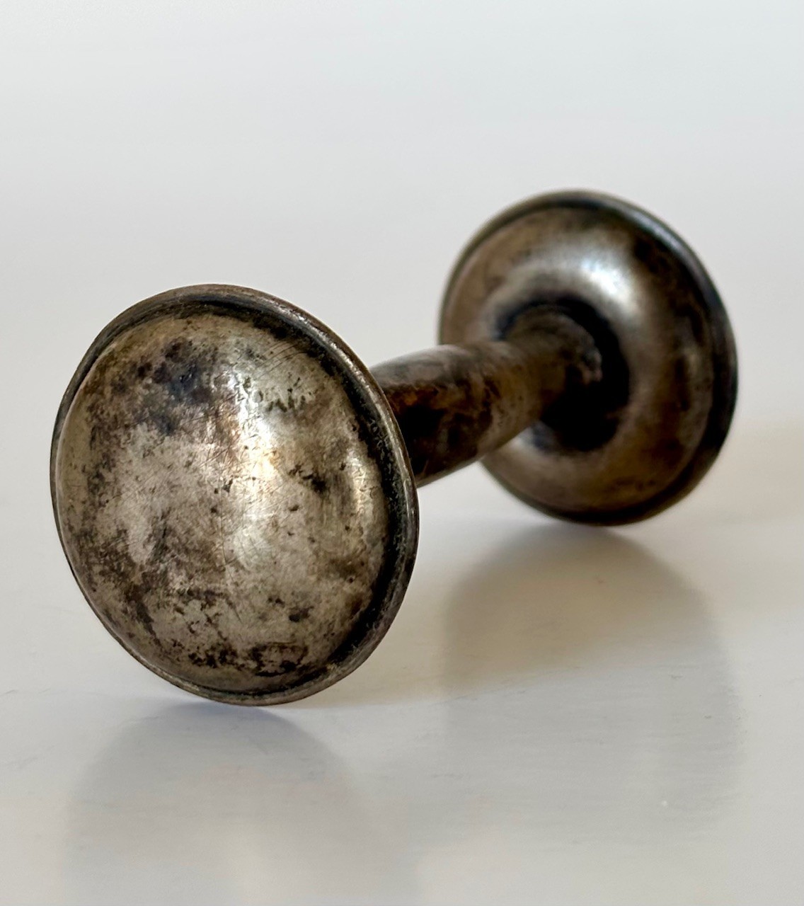 Antique Signed Lunt #1180 Sterling Silver Baby Rattle, 24.1 grams