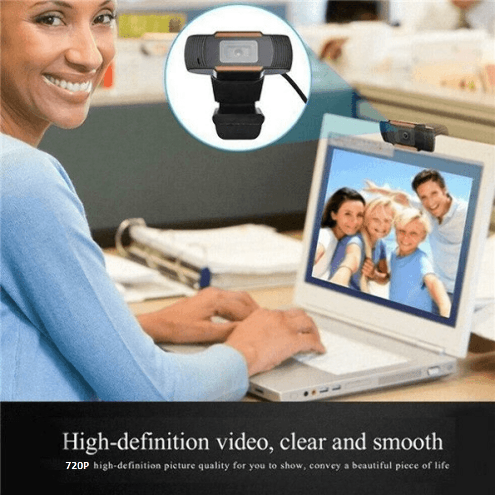 HD USB Web Camera Webcam Video Recording with Microphone For PC Laptop Desktop