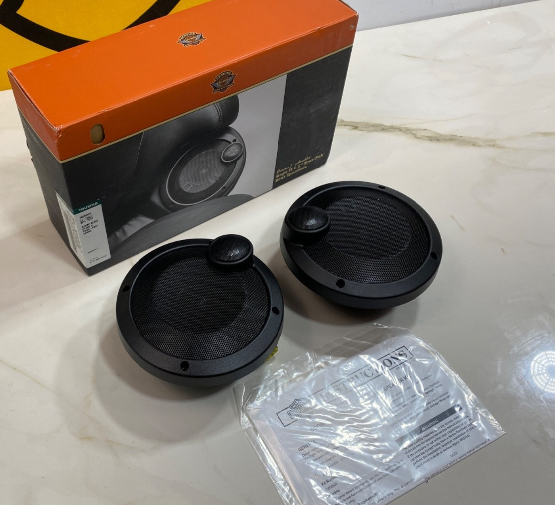 Genuine Boom Audio Stage II Harley CVO King Tour Pak Pack 6.5 Speakers Kit Trunk