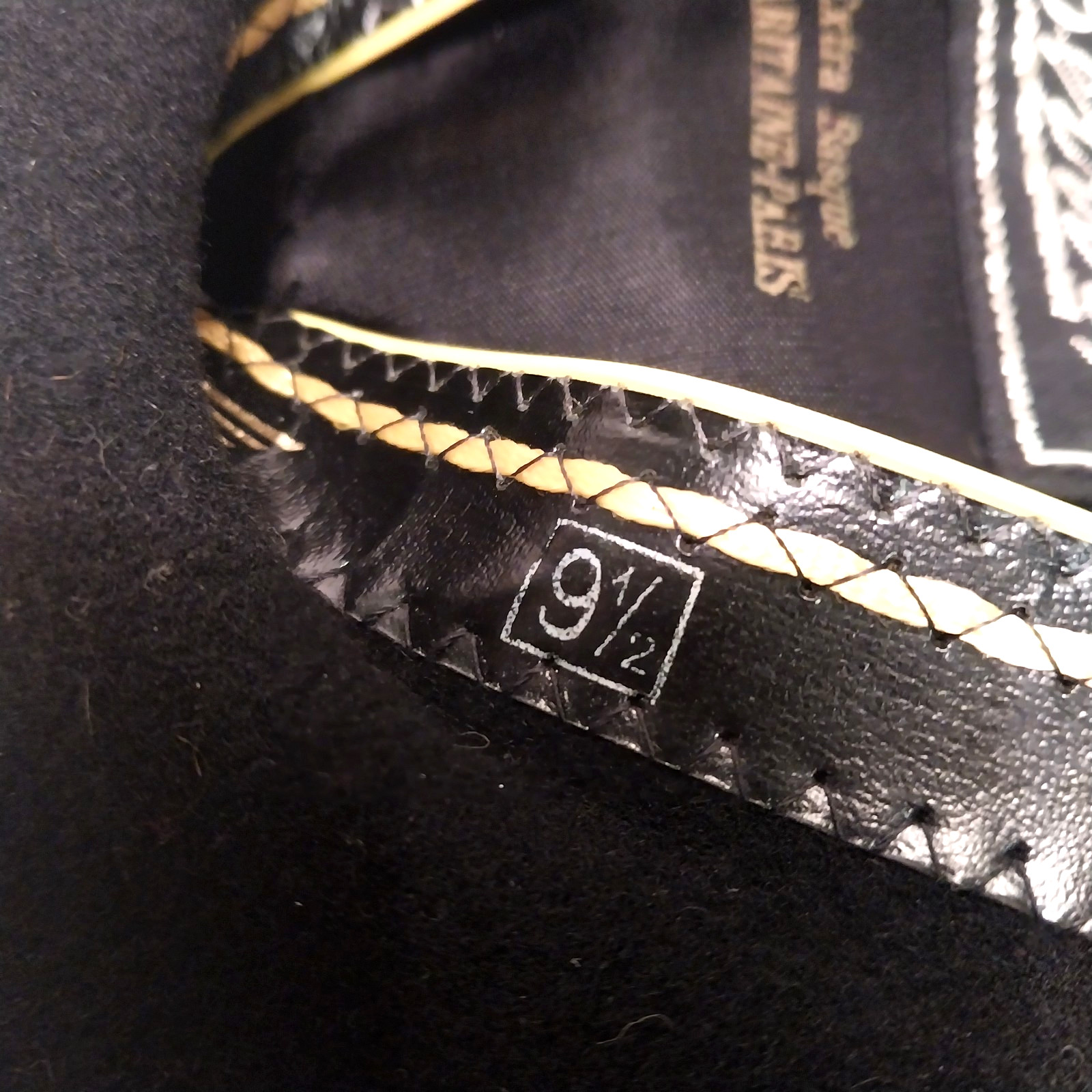 Beret Berrion Boina Exposicion Black Basque 100% Wool French SZ 59 - 9 1/2 Jazz