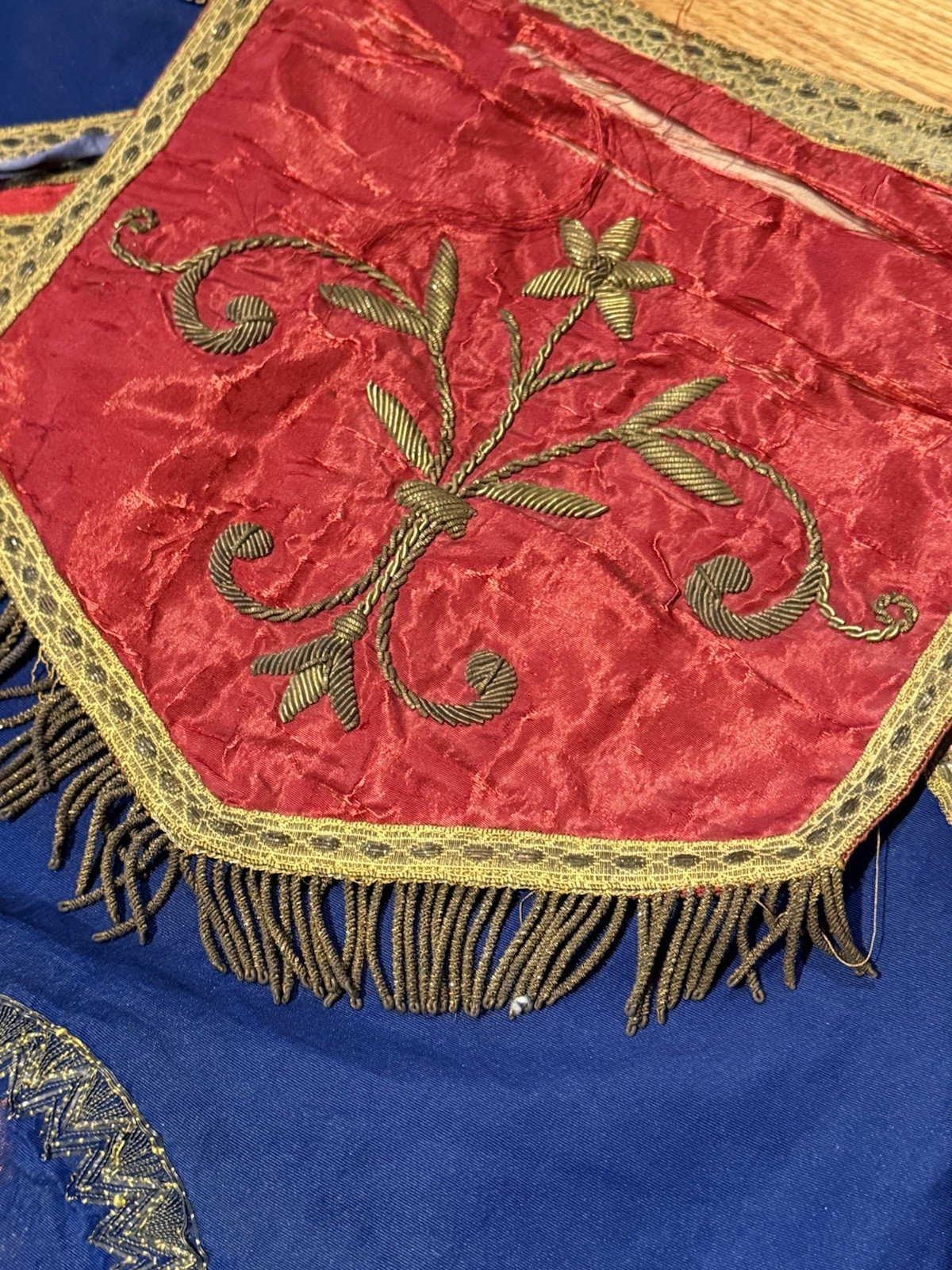 Vintage Catholic Processional Banner Dedicated To St Vincent Ferrer Banner