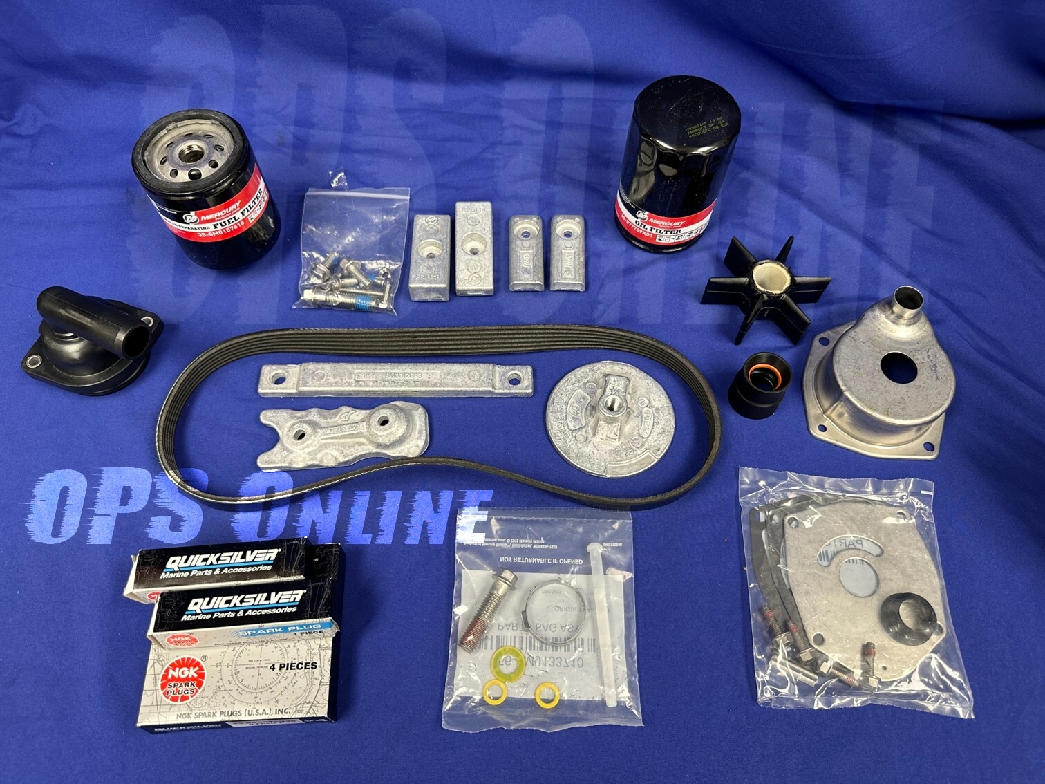 Mercury (OEM) 350 Verado L6 - 300 Hr Maintenance Kit - 2015 & Newer *CUSTOM KIT*