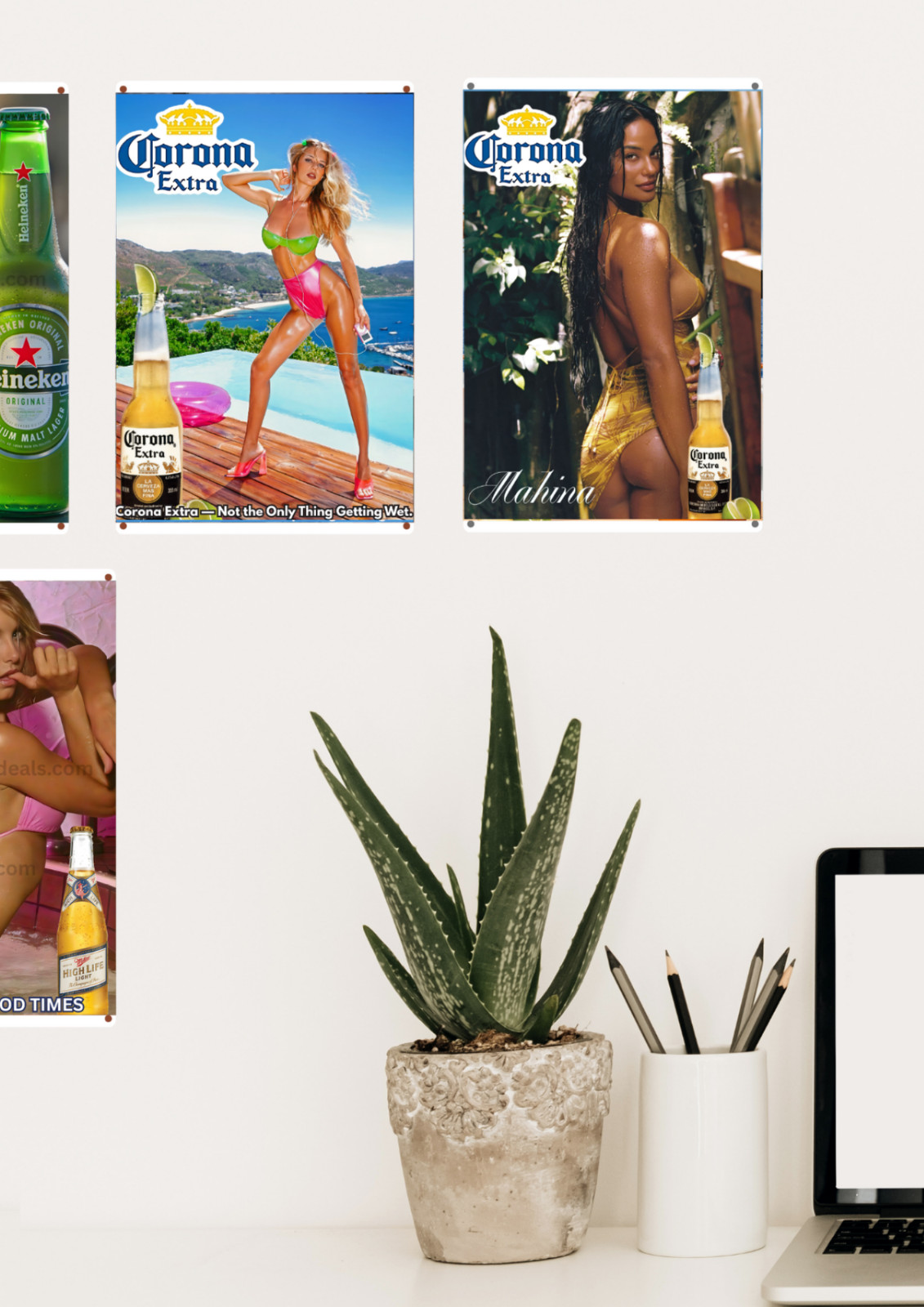 Tequila Patron Metal Sign – Carmen Elektra Metal Poster Bar Wall Decor Read Des