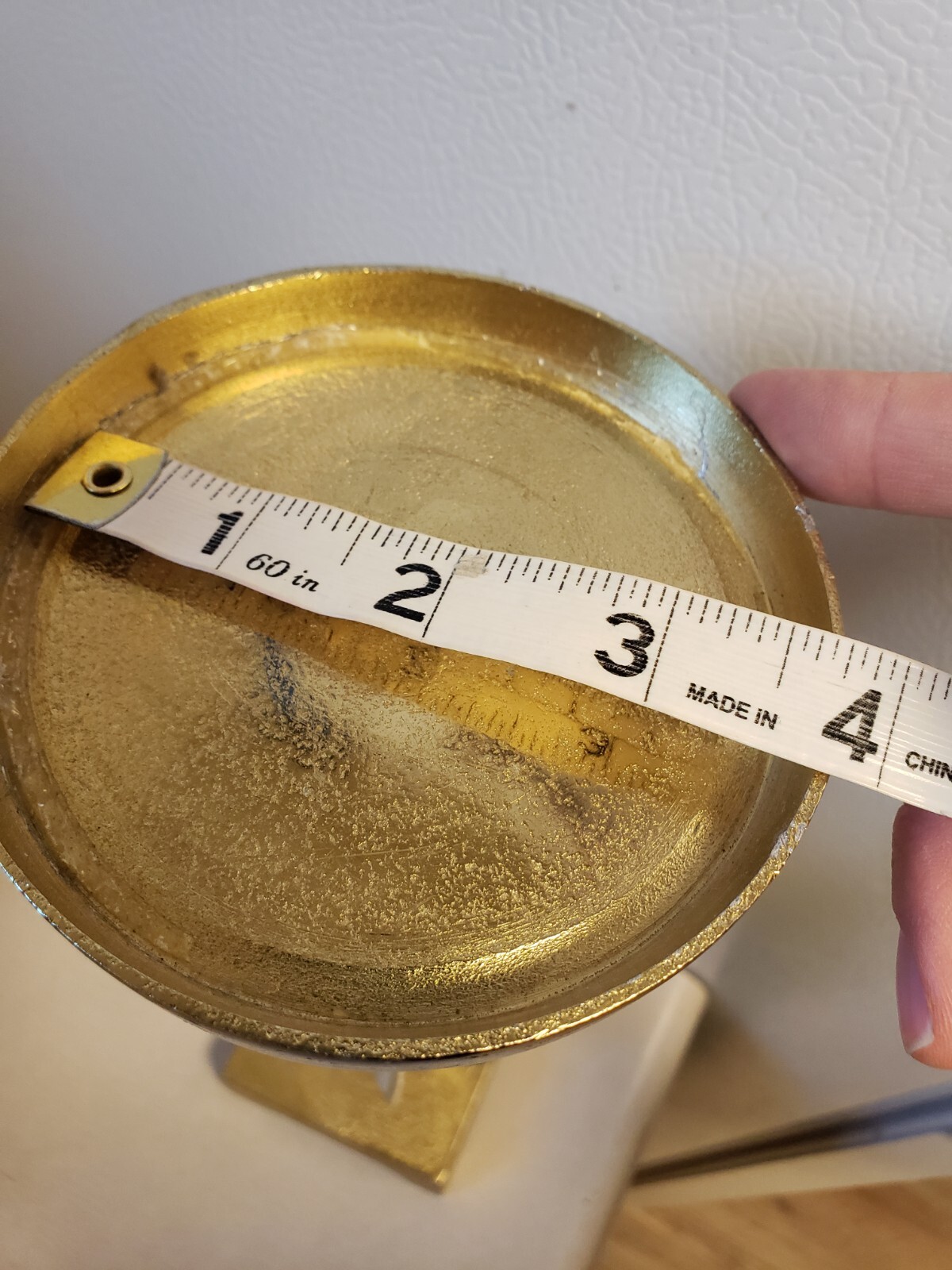 Uniquely Crafted by Artisans in India Metal Bamboo Candle Holder 13.5" Tall 