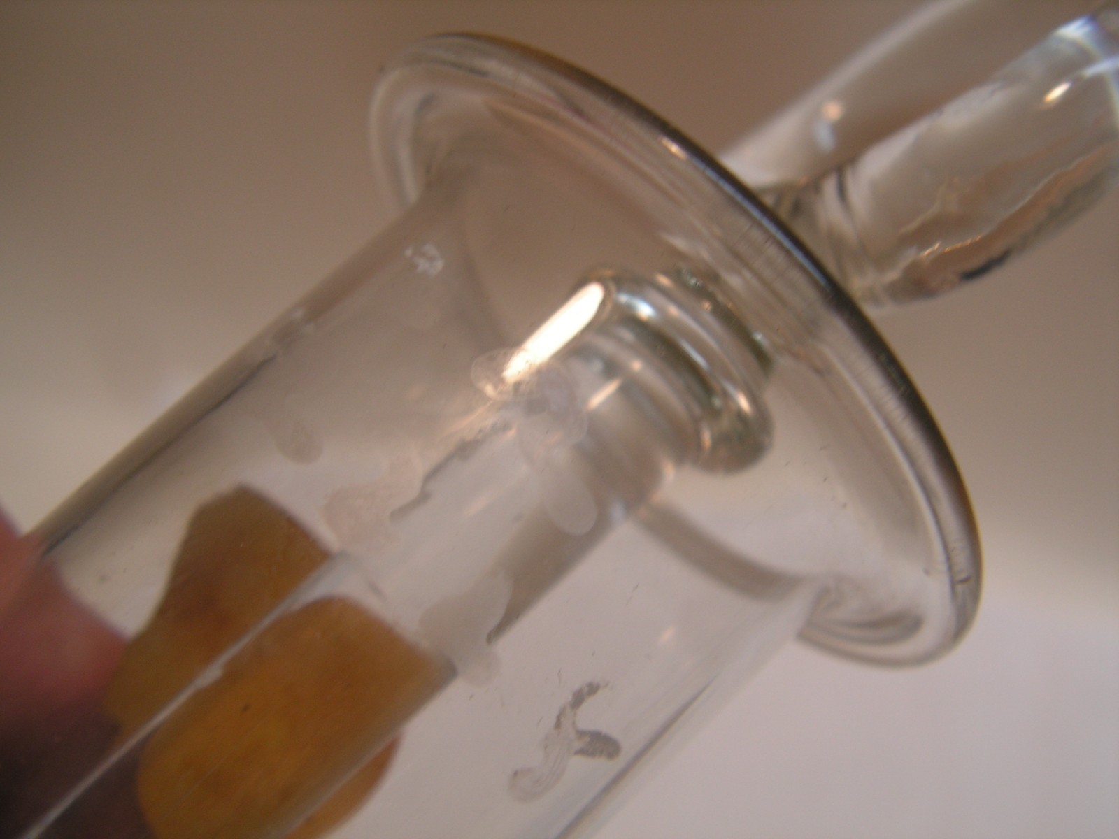 Vintage Glass Syringe Antique P J McElroy Surgeon Medical Apothecary Unused?