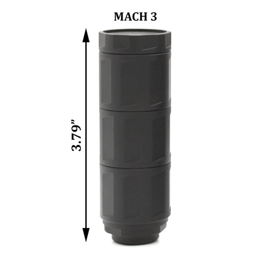 Kaw Valley Precision MACH 3 Modular Linear Comp with 1/2x28 Thread Adapter