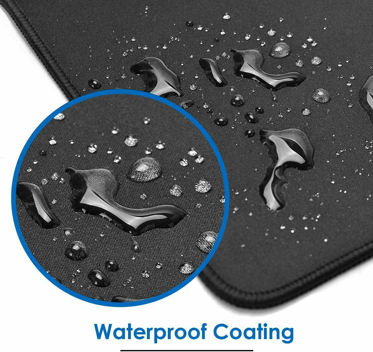 Large Extended Gaming Mouse Pad Mat Stitched Edges Non-Slip Waterproof Mousepad