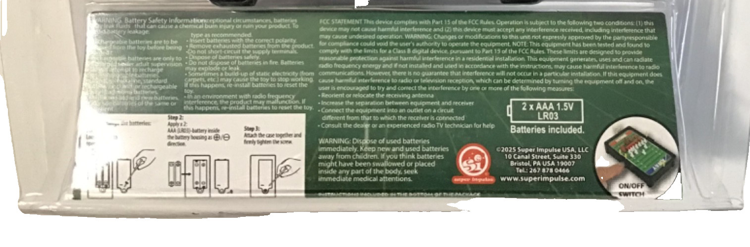 World's Smallest Electric Football Game