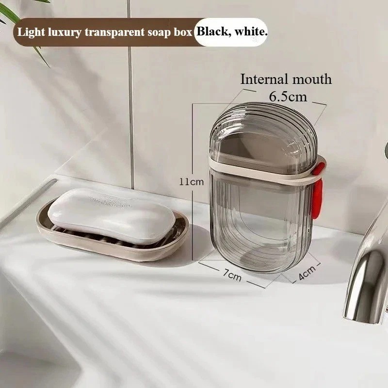Portable Travel Bar Soap Box Case Holder Container Leak Proof with Lid