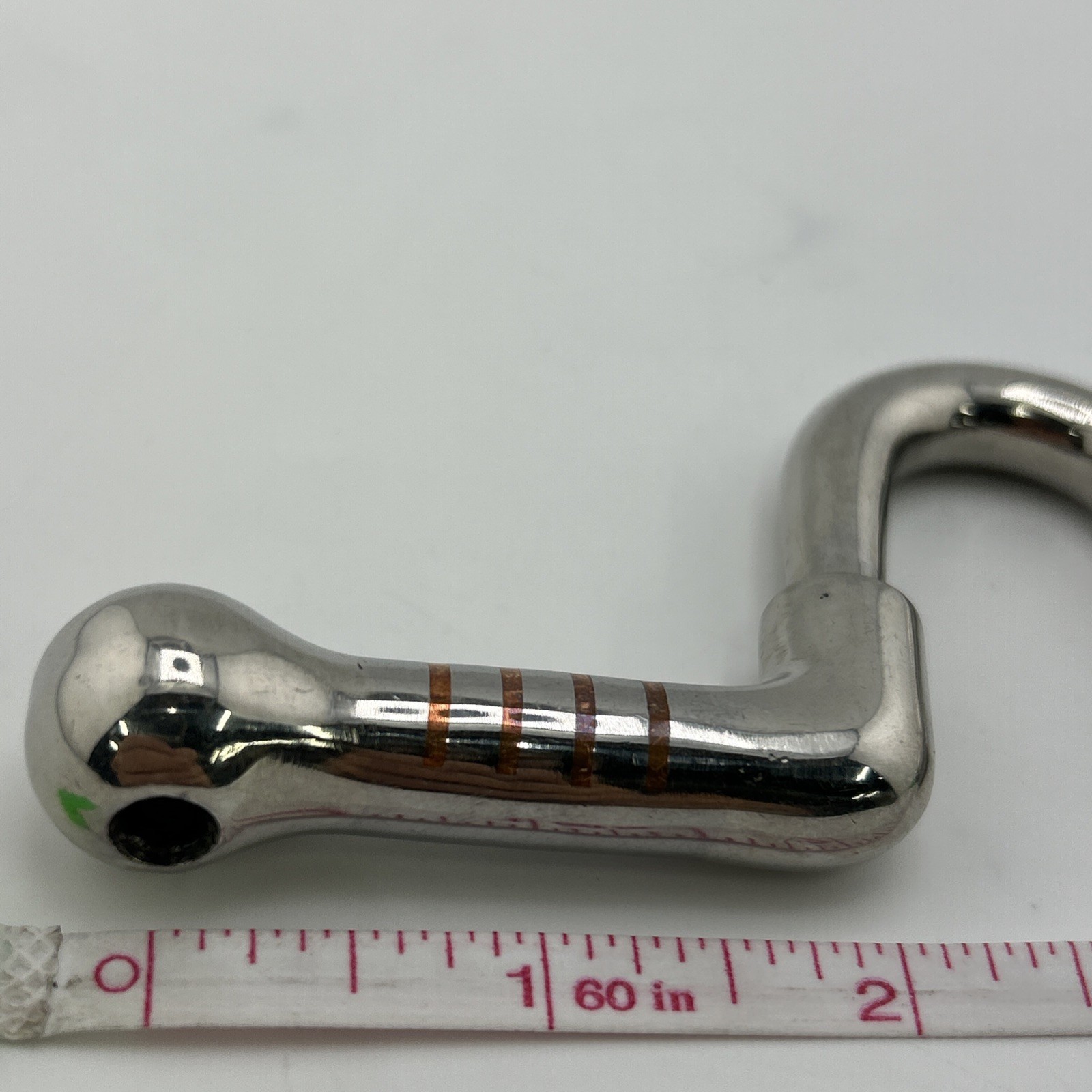Ported Mullen Mouth Horse Bit w/ Copper Inlays Western Curb Mouthpiece 6.25" OAL