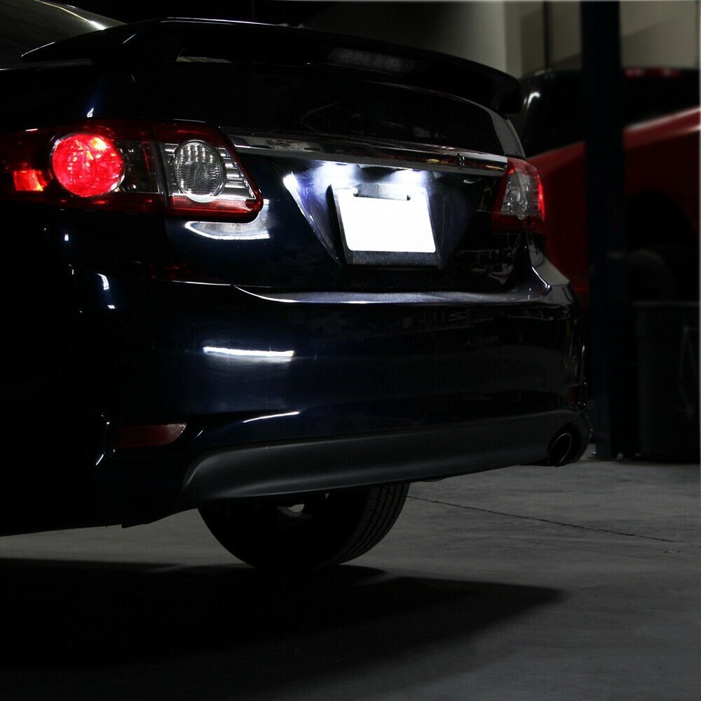 AUXITO 18LED License Light Plate For 2009-2013 Toyota Corolla Tag Lamp 6000K EXV