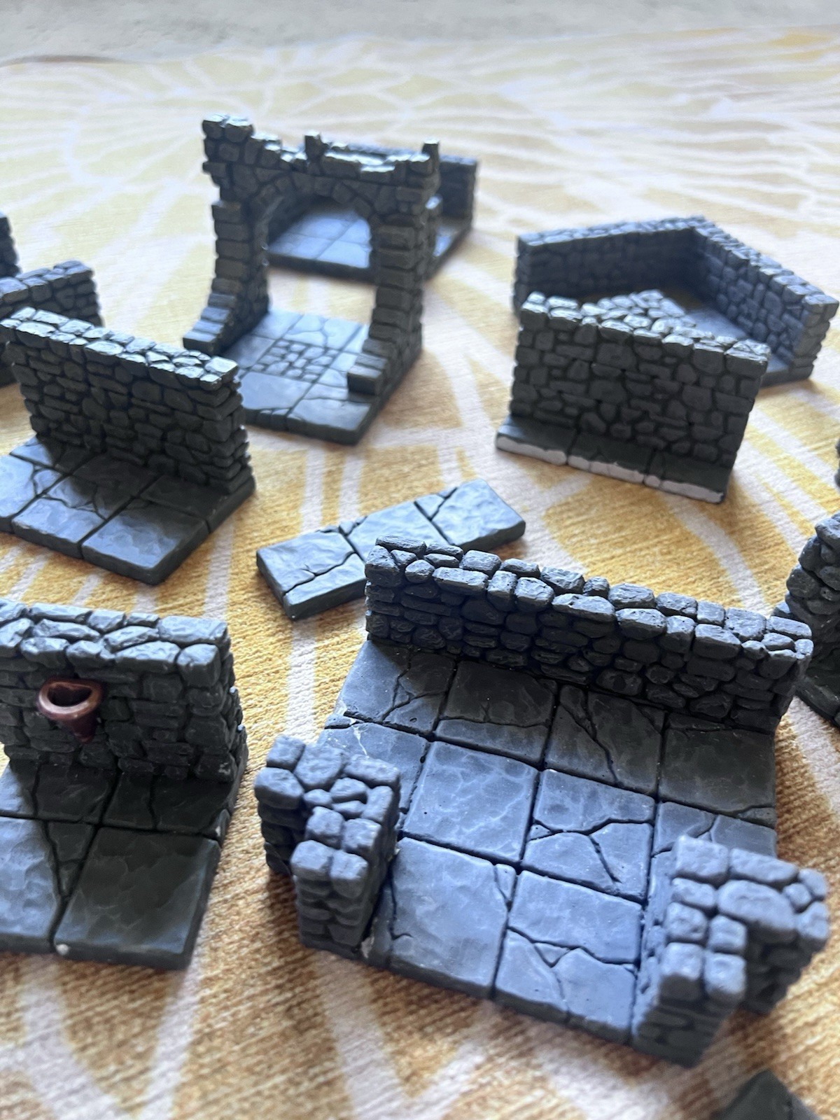 Handmade Dungeon Terrain Lot Tile Set (similar To Dwarven Forge) D&D Dragons 5e