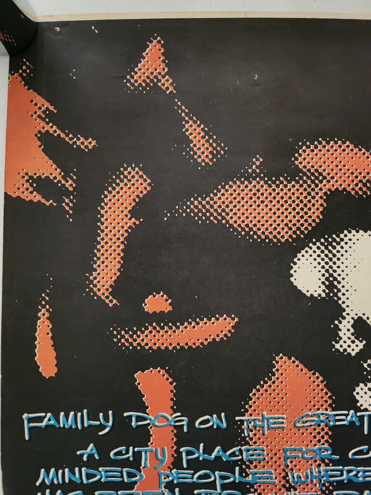 Original Grateful Dead Concert Poster For Family Dog on the Great Highway
