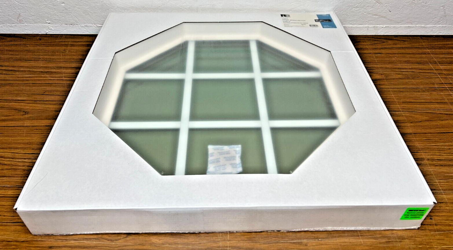 Reliabilit Vinyl Octagon Window 24” x 24” #4066704 White Model VOCT2424GRB