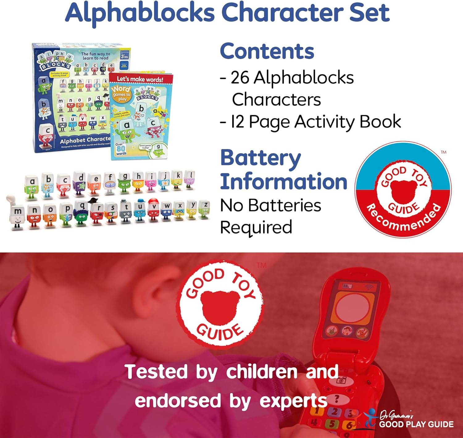 ALPHABLOCKS Alphabet Character Set for Kids