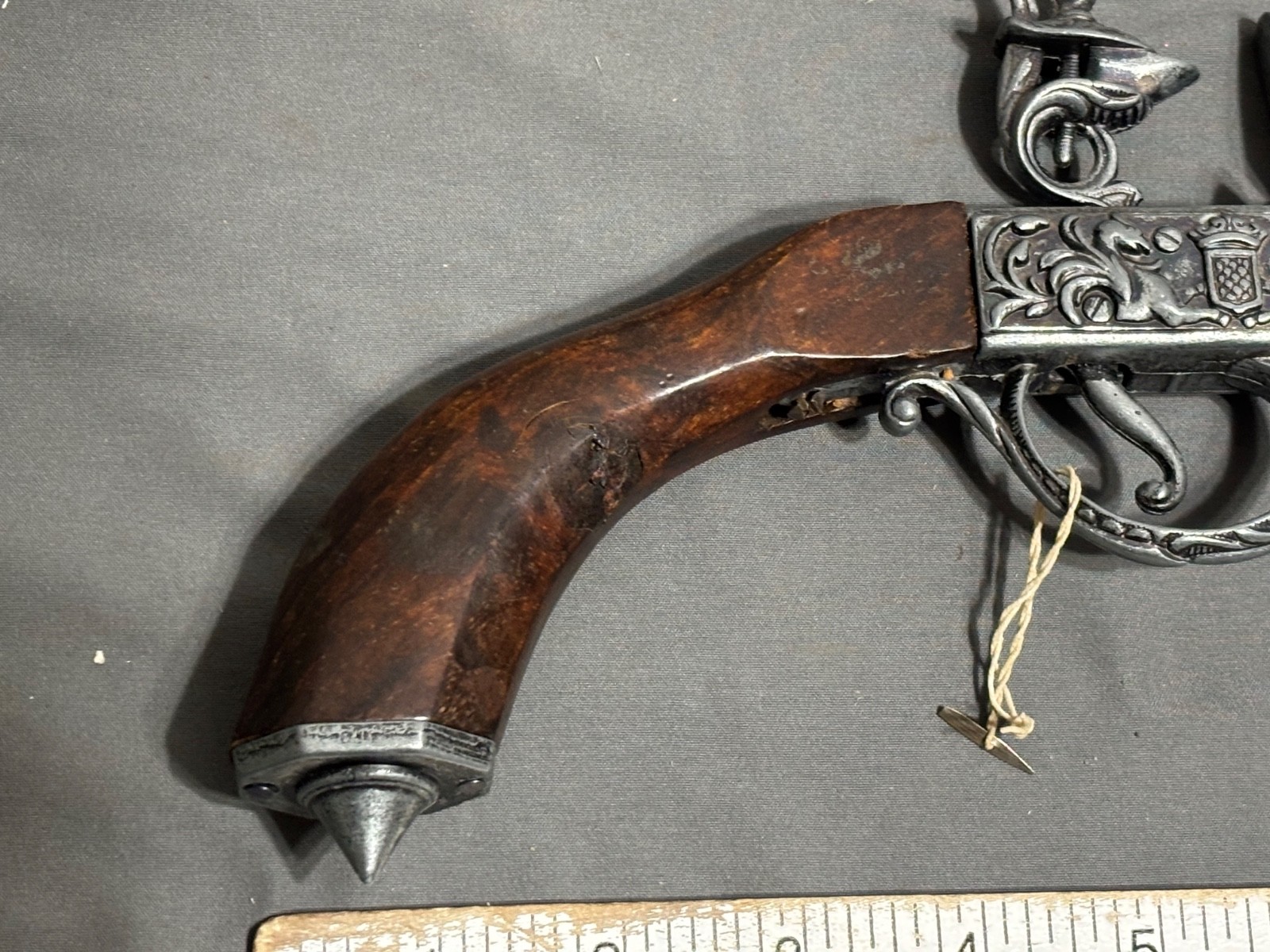 Vtg non firing 1700s 18th Century FLINTLOCK PISTOL Movie Prop COSPLAY PIRATE