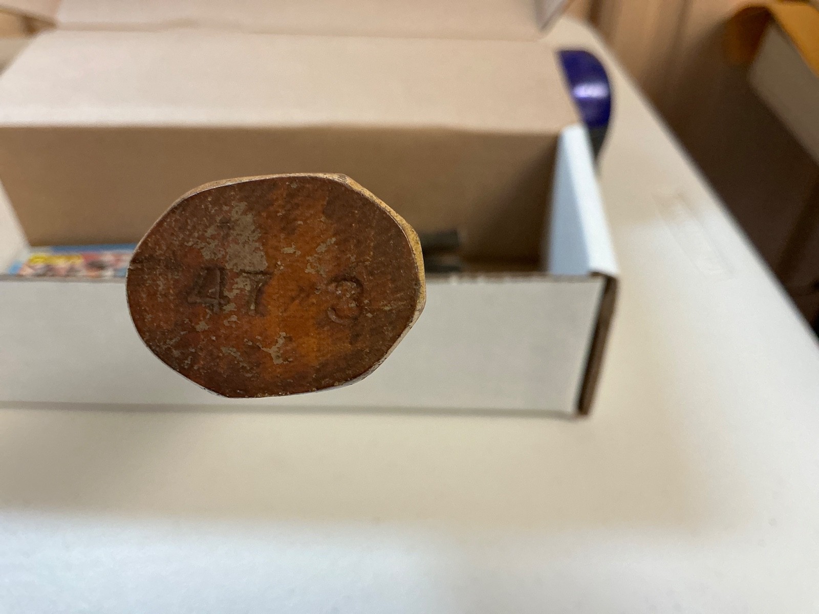 Vintage Blue Grass wood handle hammer...7 ounce possibly