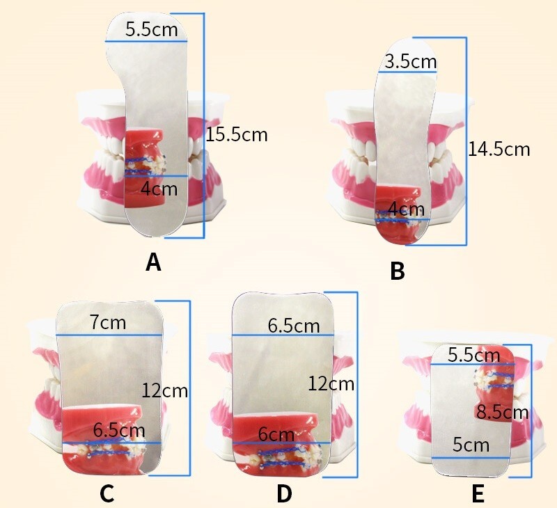 Dental Orthodontic Photo Mirrors Glass Intra Oral Mouth Mirror Reflector