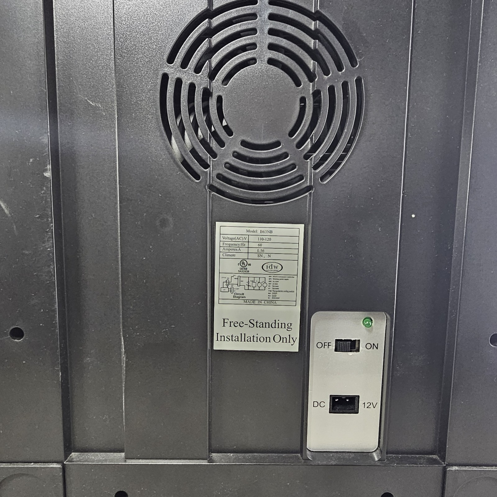 Monster Energy Mini Fridge Desktop Storage Countertop Display 19 x 16 x 12