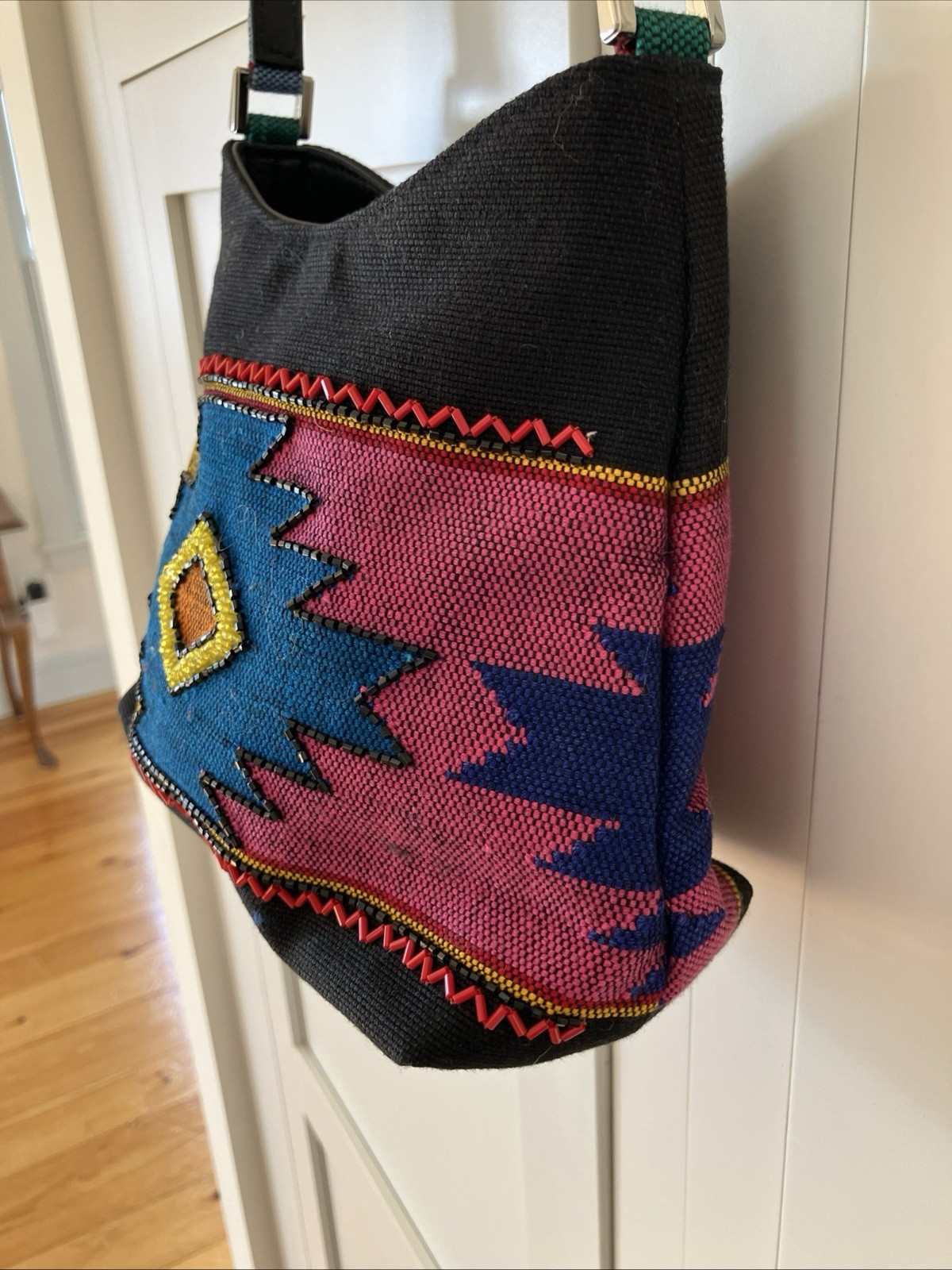 Isabella Fiore Purse, Beaded, Southwestern, Navajo, Aztec, Tapestry