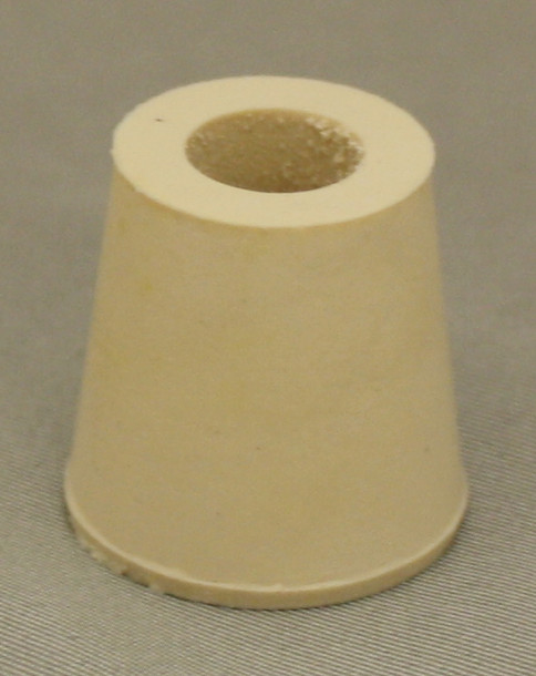 LD Carlson No. 3 Drilled Rubber Stopper