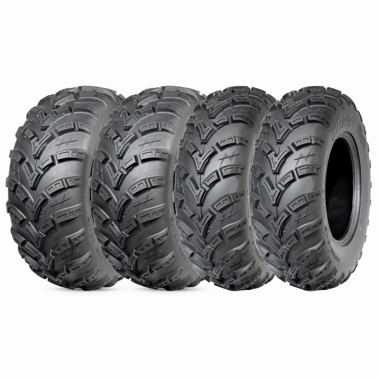 Set 4 ATV Tires 25x8-12 25x10-12 6 Ply Front & Rear All Terrain 25x8x12 25x10x12