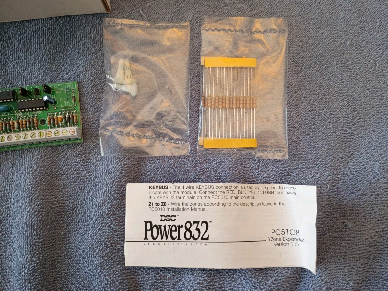 DSC PowerSeries PC5108 8 Zone Expander Module -New in Box