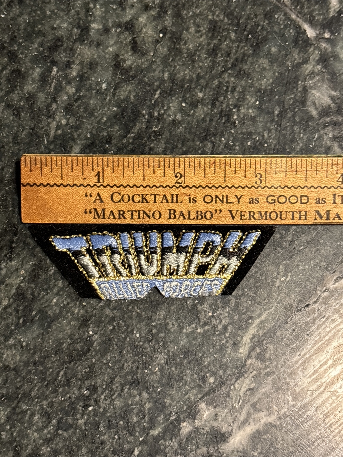 Triumph Allied Forces Patch Rare Jacket Band 80s Rock Iron On Trucker Hat 1981