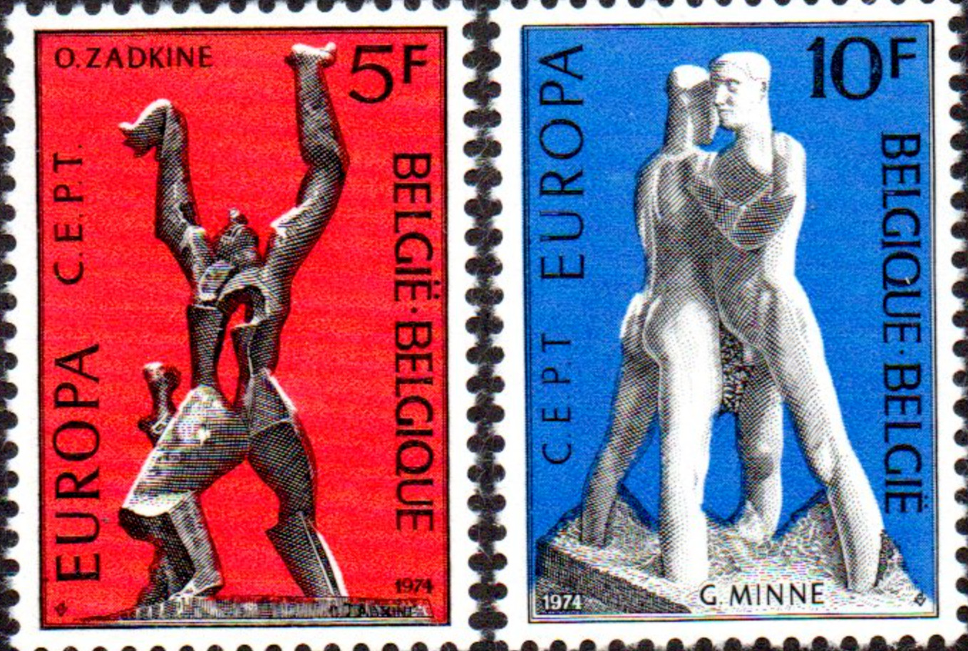Belgium #Mi1766-Mi1767 MNH 1974 Europa CEPT [868-869]