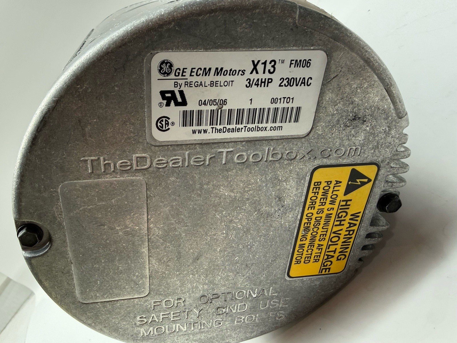 GE Genteq ECM X13 3/4HP Blower Motor 51-101920-02R-03 5SME39NXL027 51-101920-00