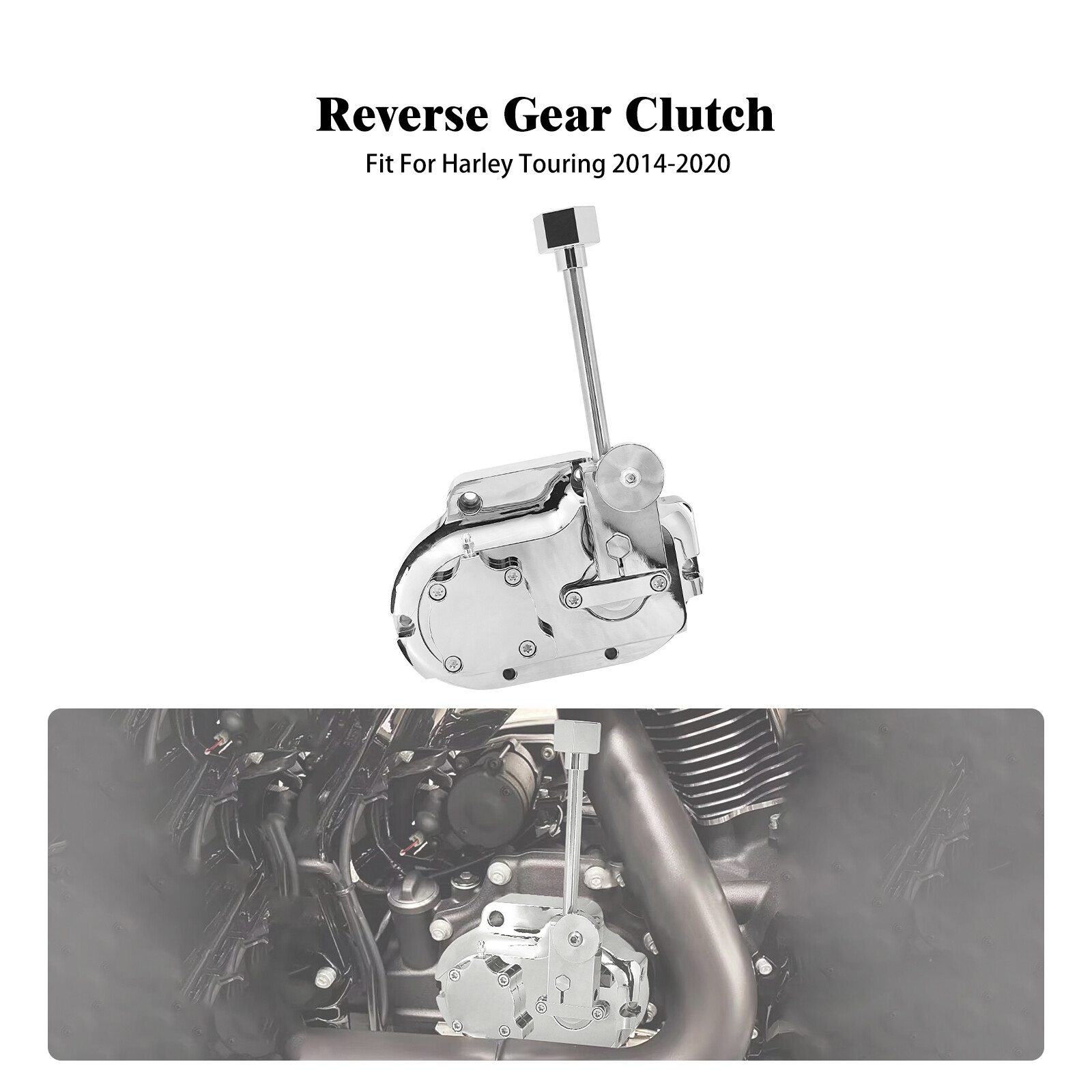 Chrome Reverse Gear Clutch Gearbox For Harley Touring Road Street Glide 14-2020