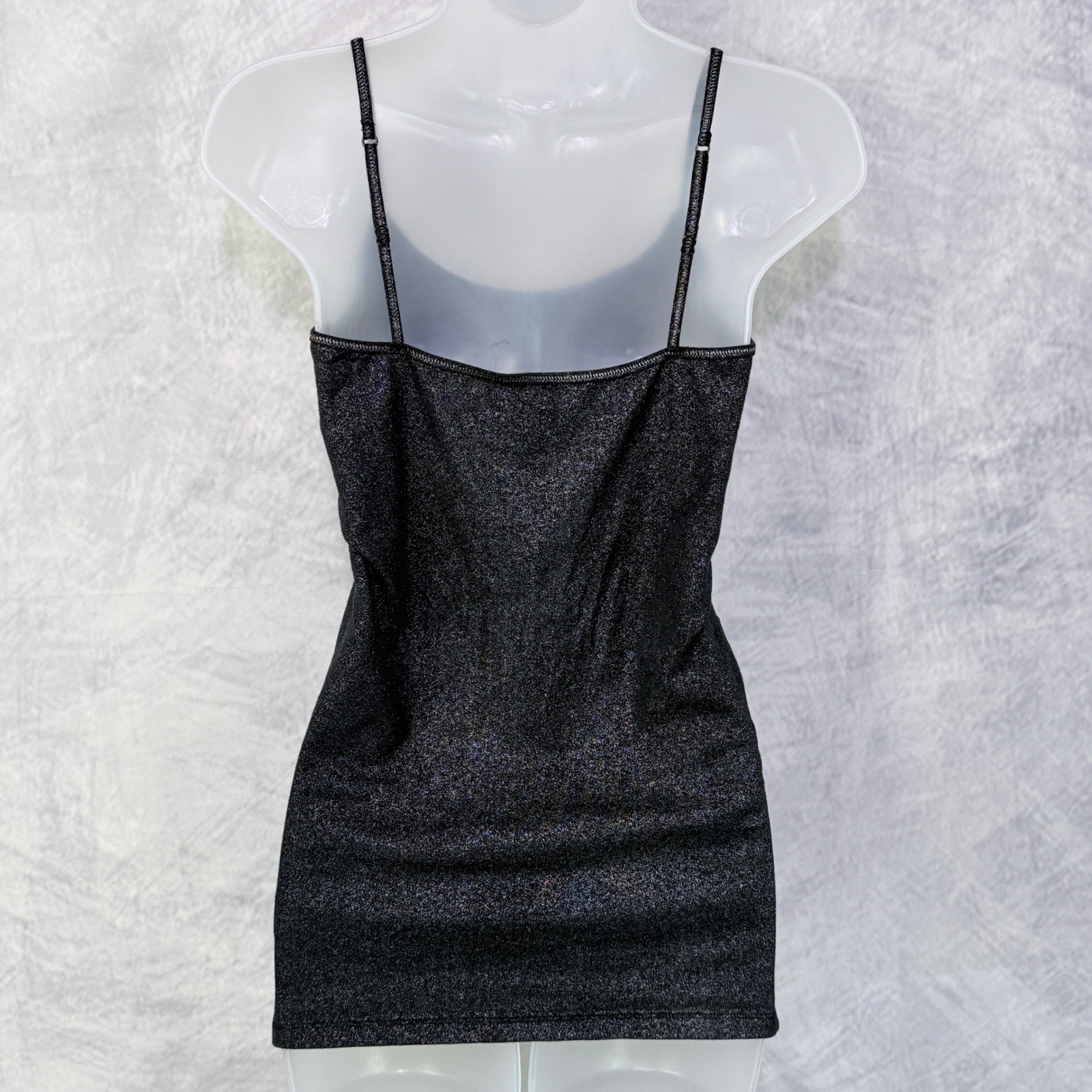 Y2k 2010s Aeropostale Cami Shimmer Tank Top Women sz M whimsigoth layering fairy