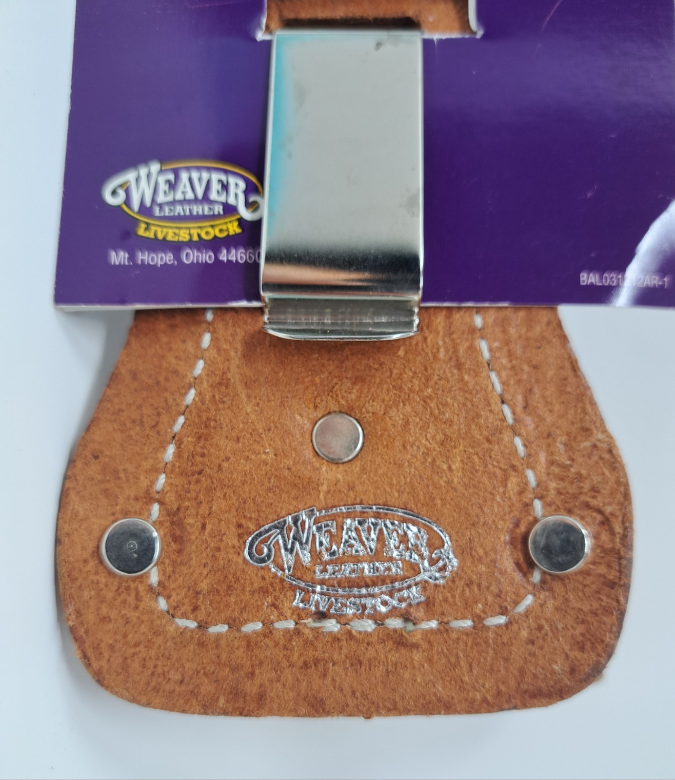 Weaver Leather Show Comb Holder Crocodile NIP BIN32