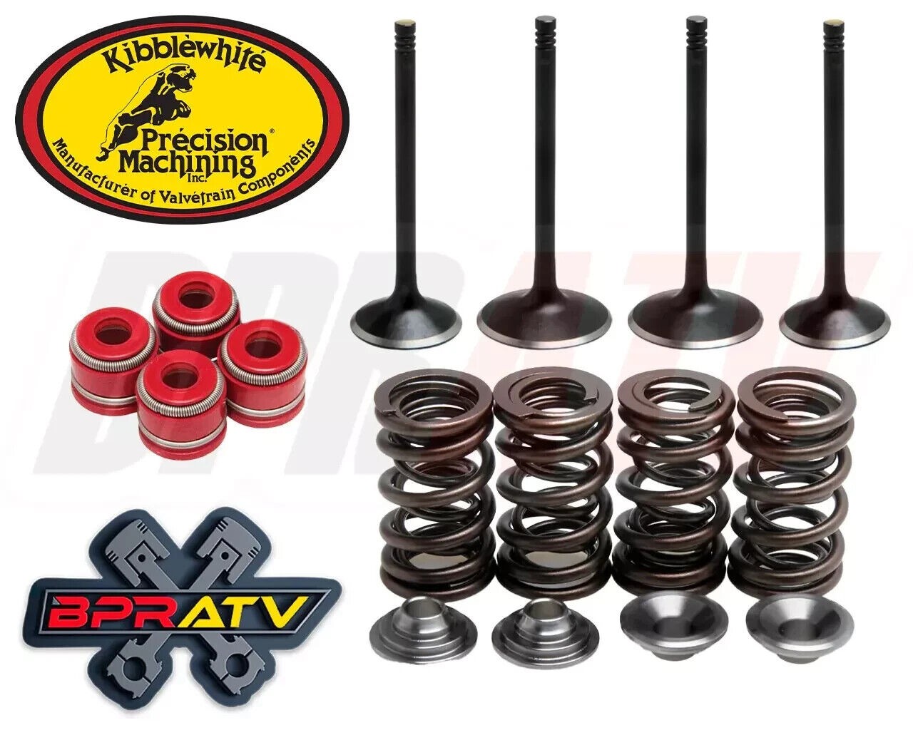 Polaris Predator 500 Kibblewhite Intake & Exhaust Valves Seals Titanium Springs