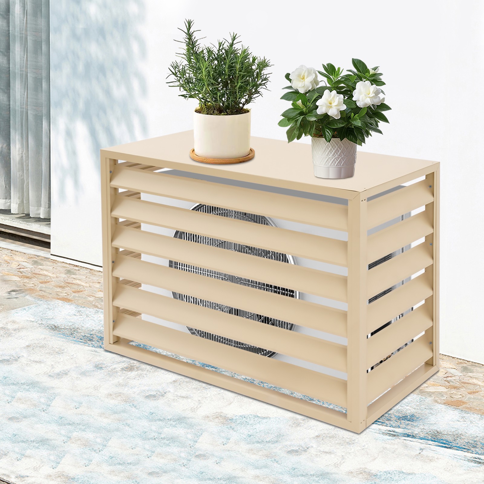 Air Conditioner Fence Screen Privacy Fence Air Conditioning Cover 100*50*70cm