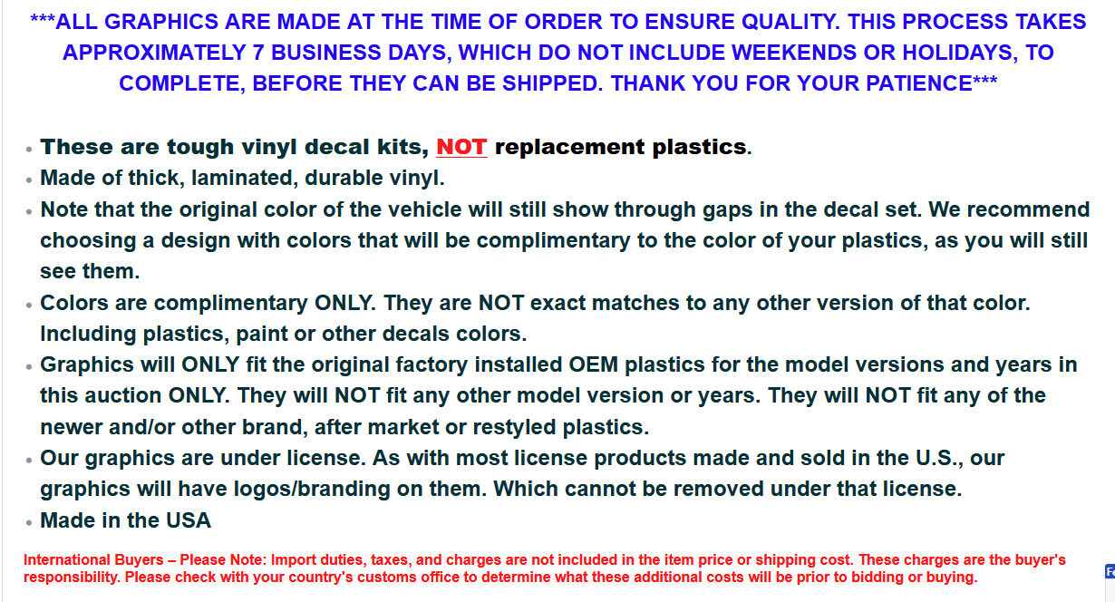 ATV Decal Graphic Sticker Kit For Polaris Outlaw 90 110 2002-2025 Flashback