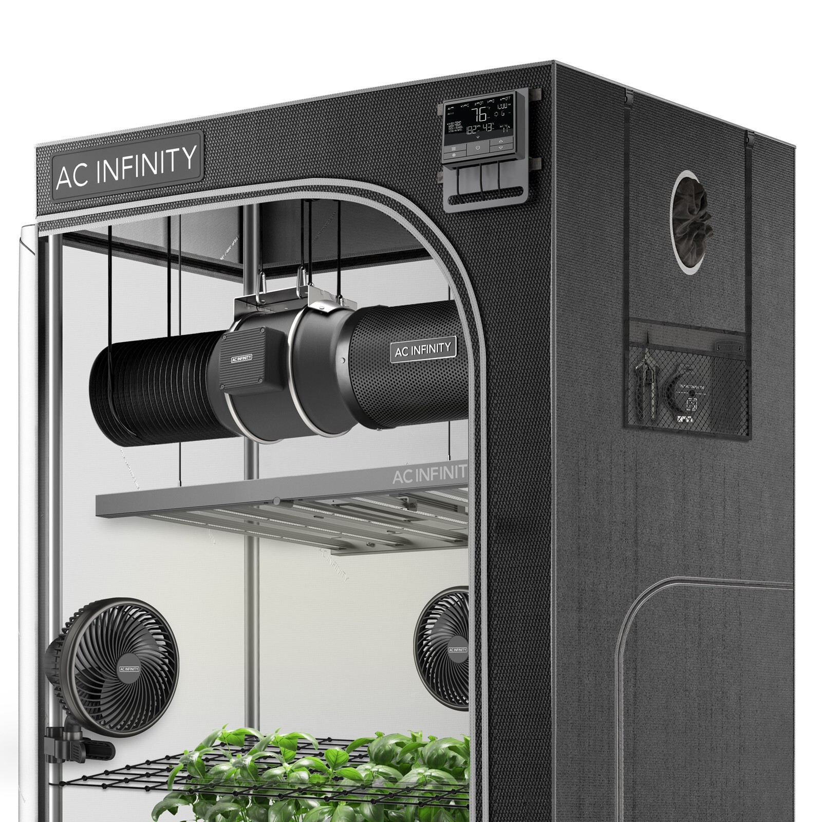 Advance Grow Tent System PRO 4x4, 4-Plant Kit, WiFi-Integrated Control 48x48x80"