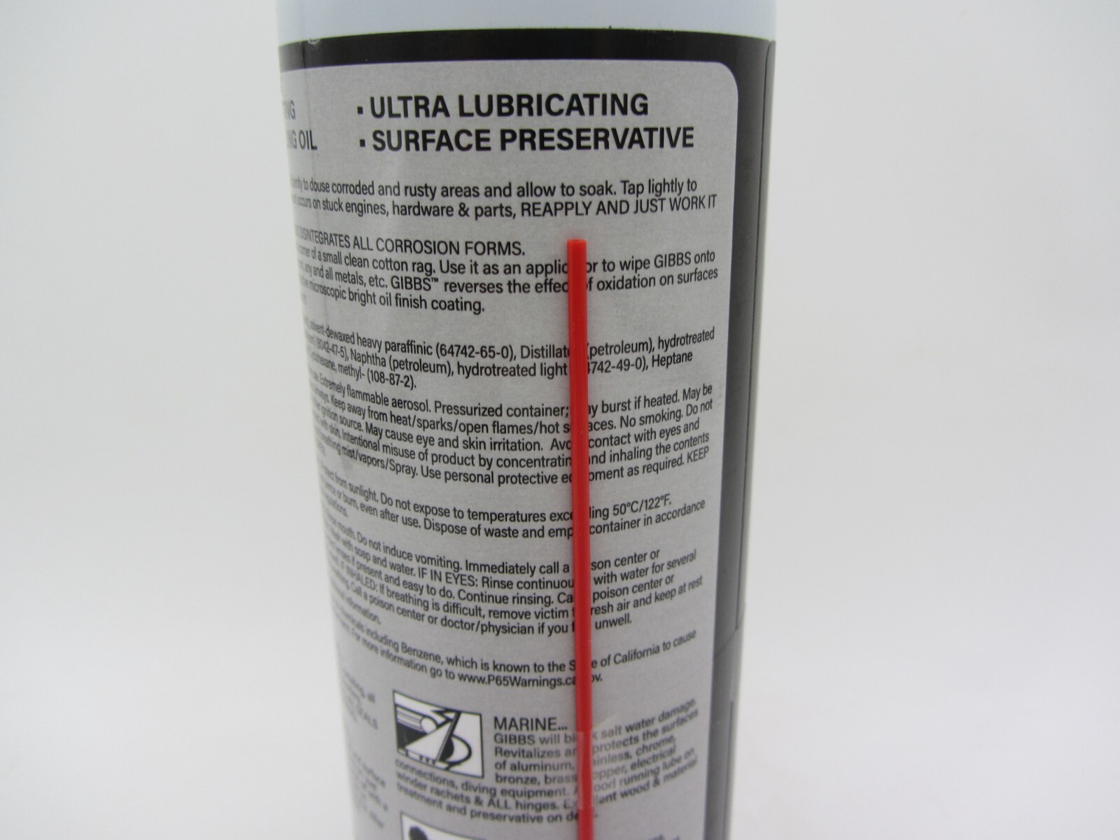 2 CANS OF GIBBS BRAND LUBRICANT PENETRATING OIL CLEANER RESTORER ANTI CORROSIVE