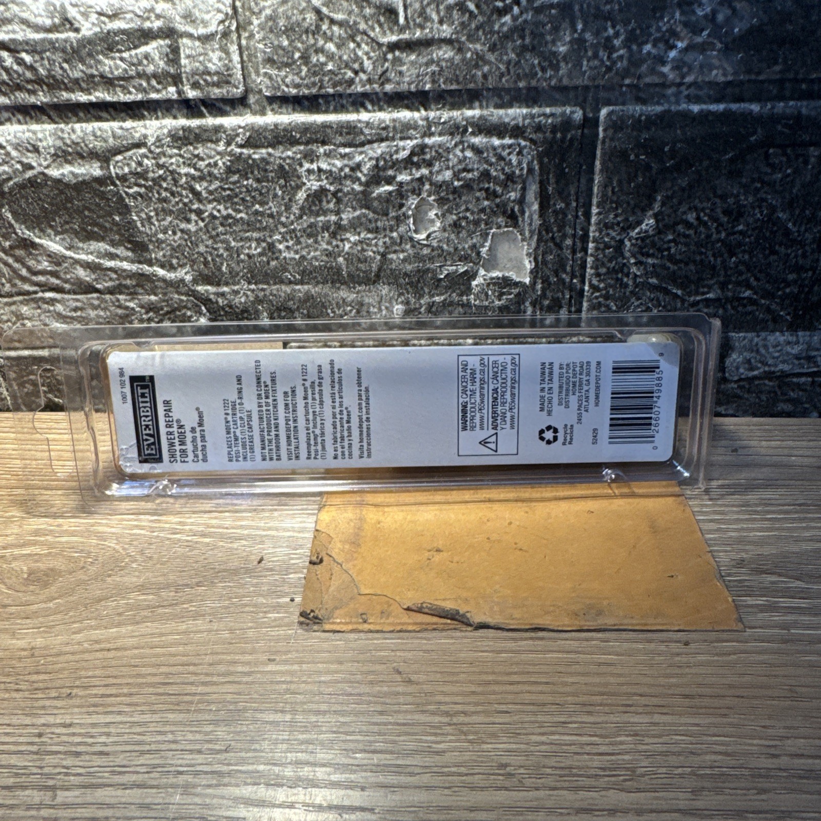 Everbilt Single-Lever Cartridge for Moen Shower Faucets Replaces 1222 52429