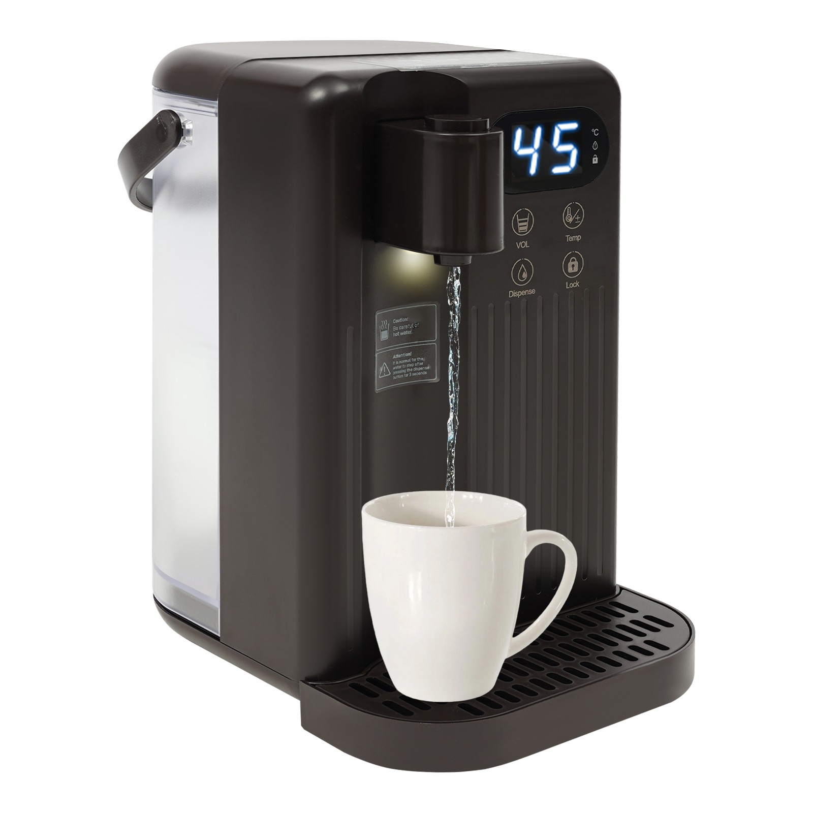 3L Instant Hot Water Dispenser 2200W Electric Countertop Water Dispenser US