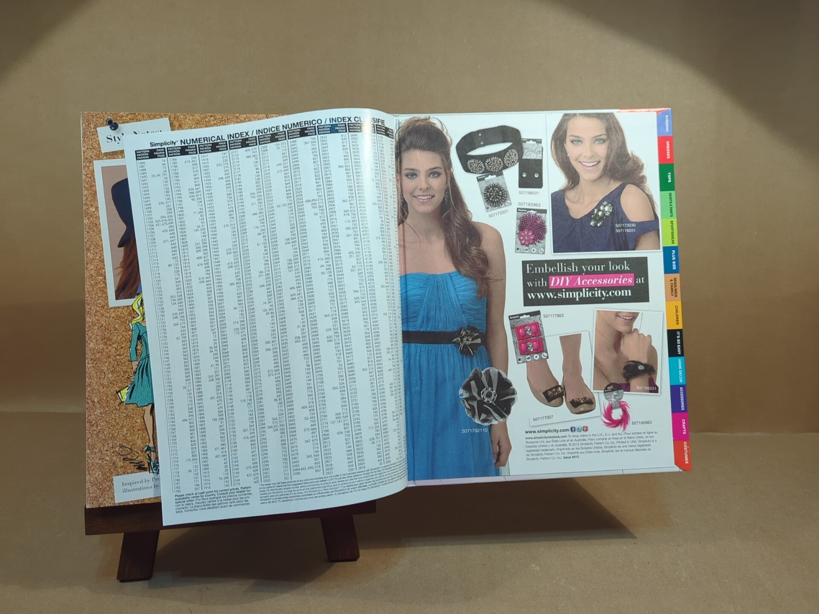 Early Spring 2012 Simplicity Counter Sewing Patterns Catalog Hobby Lobby