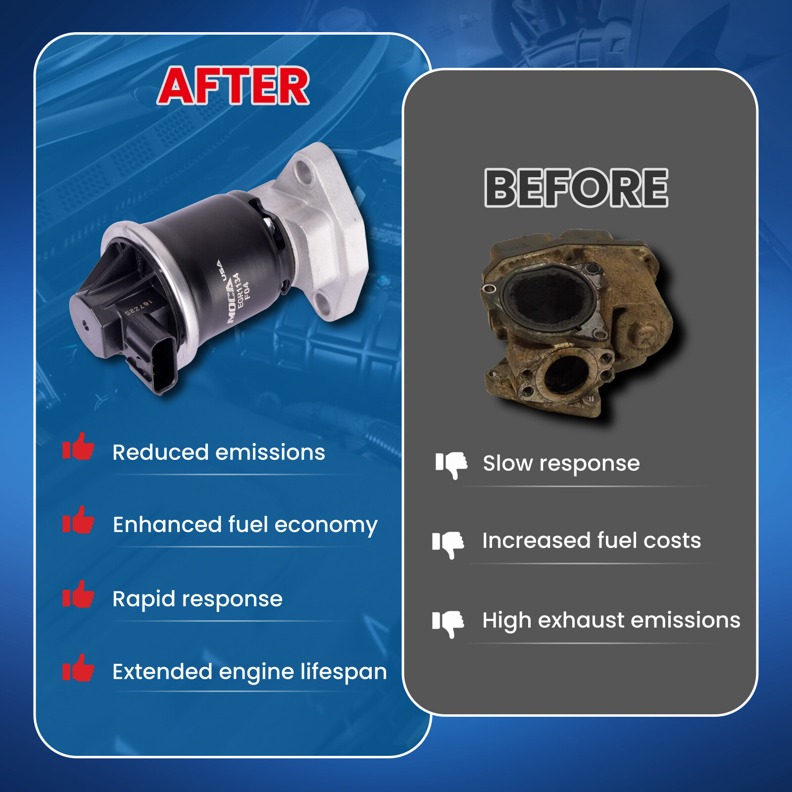 EGR Valve for Acura TL RL MDX Honda Accord Pilot Odyssey Ridgeline 3.5L 3.7L