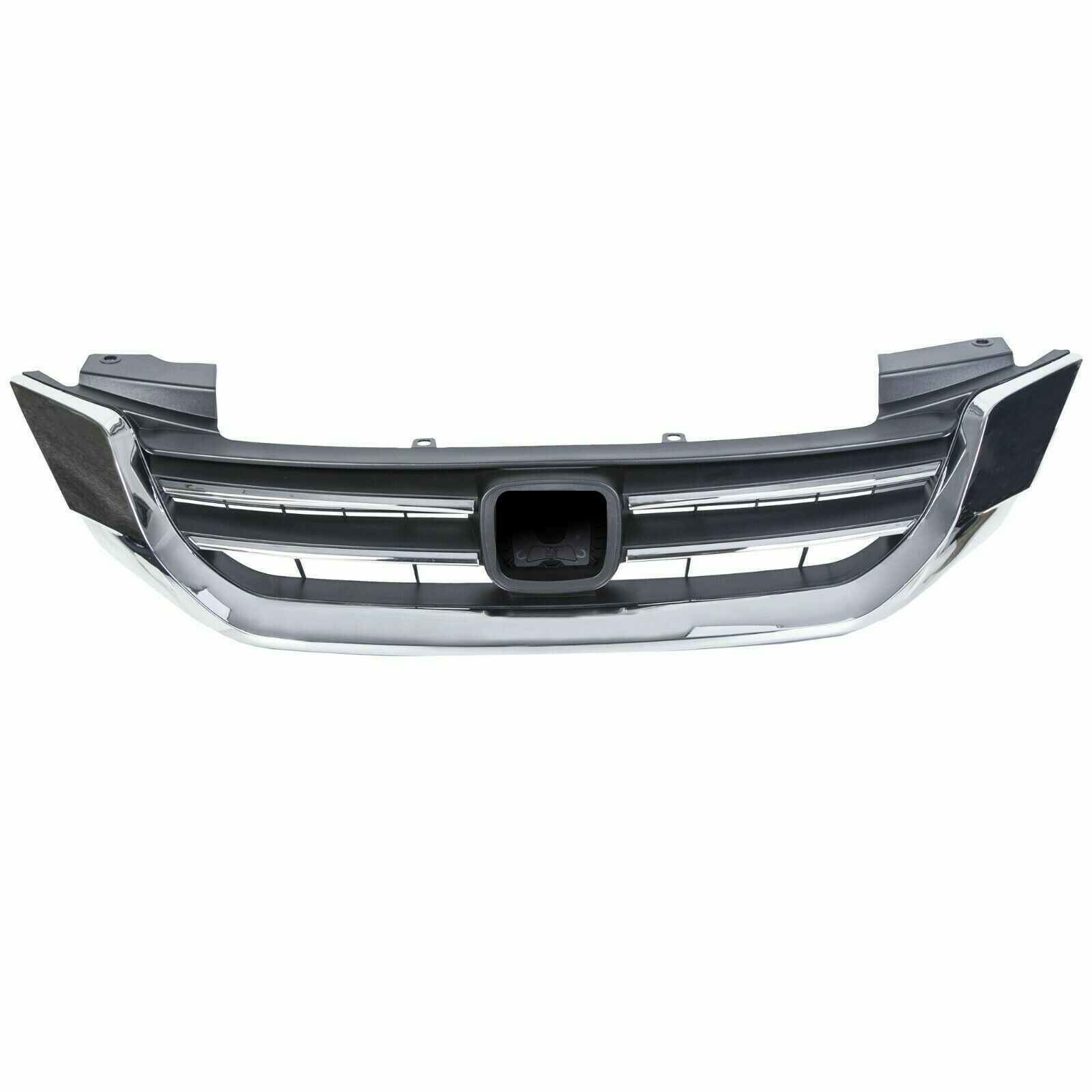 Black & Chrome Front Bumper Hood Grille for Honda Accord 4d 2013-2015 2014