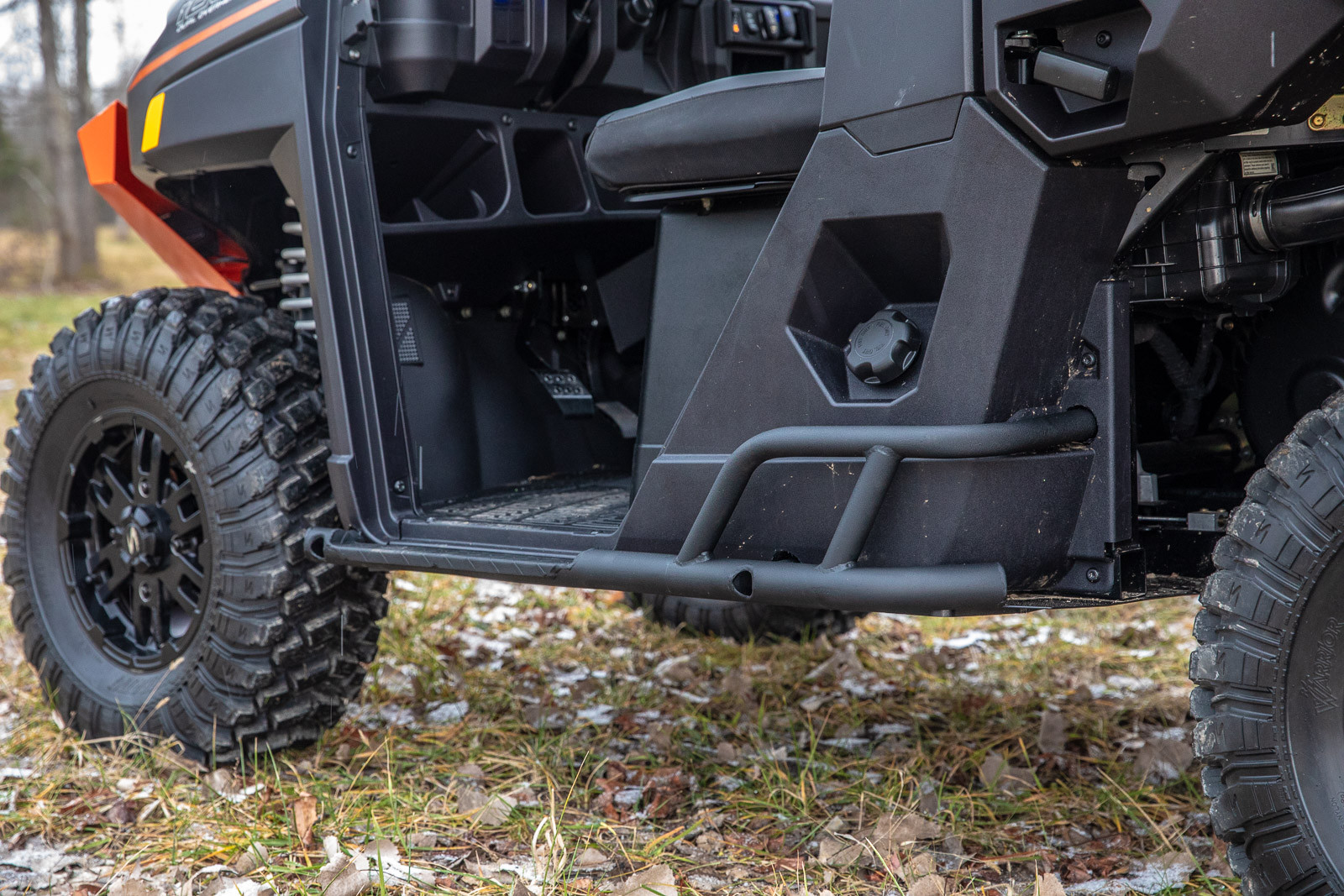 SuperATV Heavy Duty Rock Sliding Nerf Bars for Polaris Ranger XP 1000 (2018+)