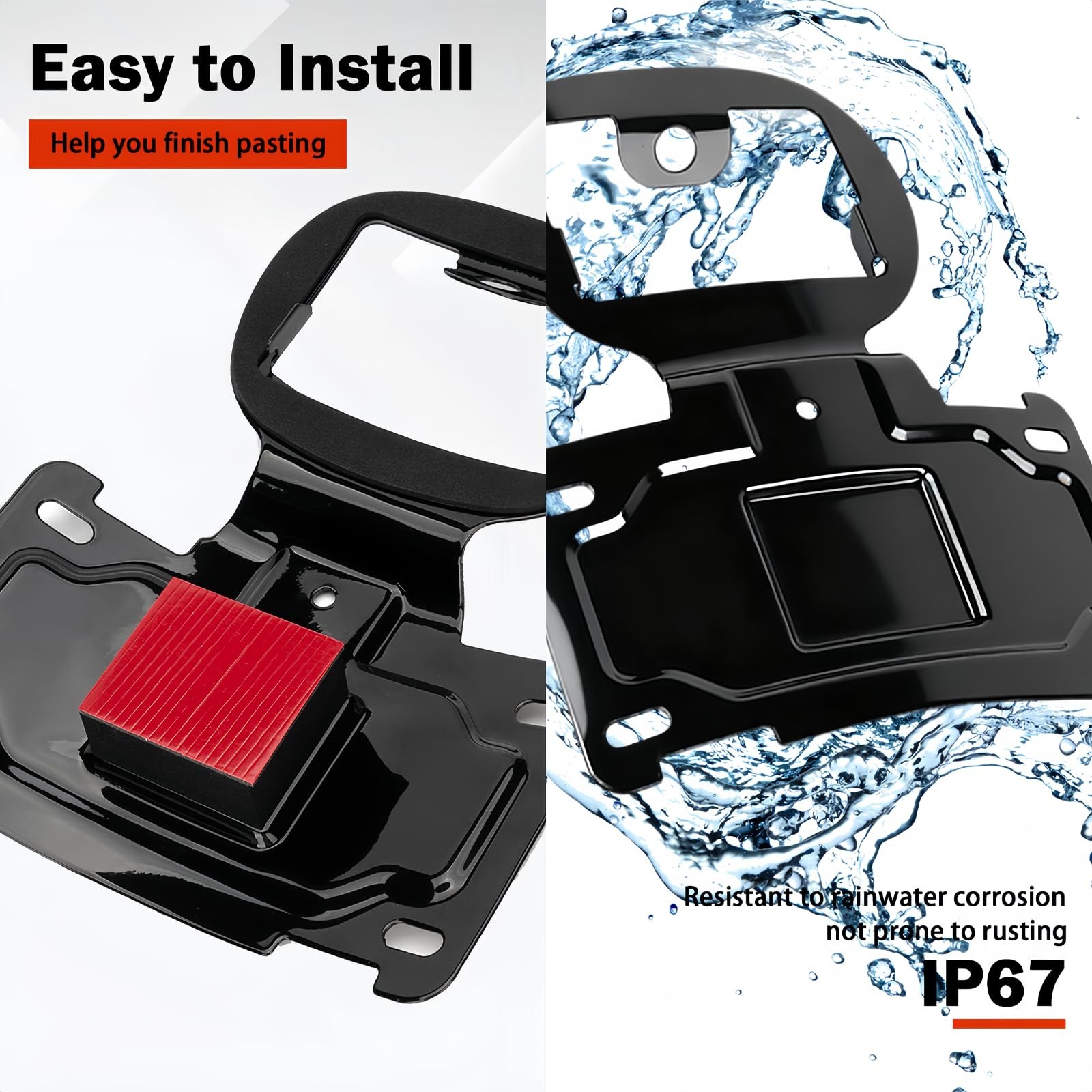 License Plate Relocation Bracket for Harley Electra Glide Ultra Limited CVO FL